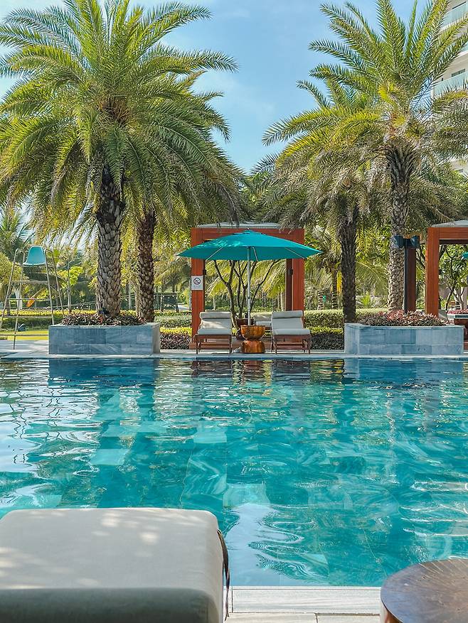 메인 수영장 / 사진=권효정 여행 + 기자