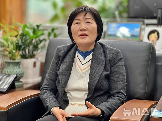 [부산=뉴시스] 원동화 기자 = 배영숙 부산시의원. 2025.03.22. dhwon@newsis.com