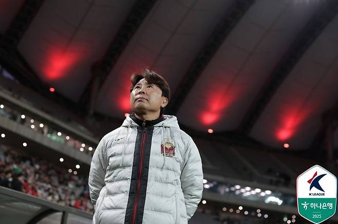 [서울=뉴시스] 프로축구 K리그1 FC서울의 김기동 감독. (사진=한국프로축구연맹 제공)