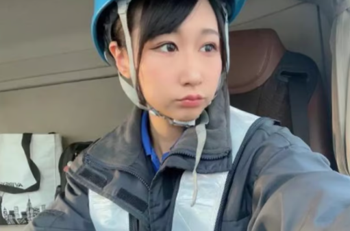 트럭 운전사로 6년 동안 일해온 20대 일본 여성이 자신이 운송업계에서 일하면서 느꼈던 경험을 영상으로 만들어 공유해 온라인상에서 화제가 되고 있다. 엑스(옛 트위터) 캡처