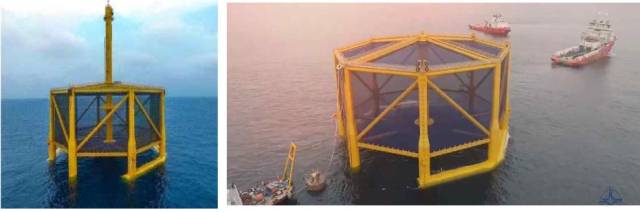 중국이 설치한 첫 번째 서해 구조물인 '선란 1호'. 연합뉴스