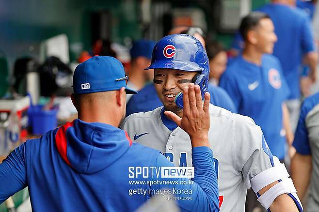 ▲ 2025시즌 시카고 컵스 타선을 이끌고 있는 스즈키 세이야.