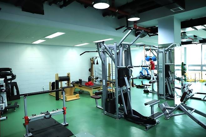 SSG 랜더스 퓨처스필드 트레이닝 센터 내부 전경. 사진 | SSG 랜더스