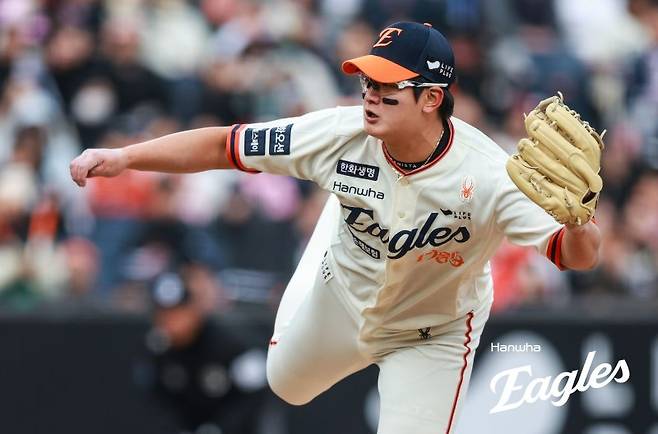 세이브 공동선두에 오른 김서현. 한화이글스 제공