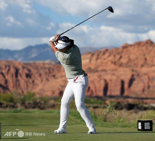 2025년 미국여자프로골프(LPGA) 투어 신설 대회인 블랙 데저트 챔피언십 우승 경쟁에 뛰어든 유해란 프로. 사진제공=ⓒAFPBBNews = News1