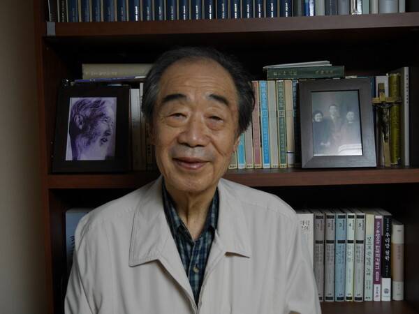 고 김경재 교수. 한겨레 자료사진