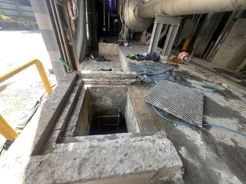 사고가 발생한 맨홀 현장.[전북자치도소방본부 제공]