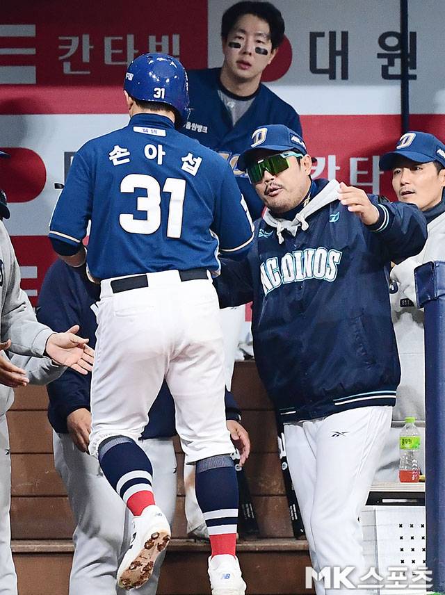 NC 타선을 이끌고 있는 손아섭. 사진=김영구 기자