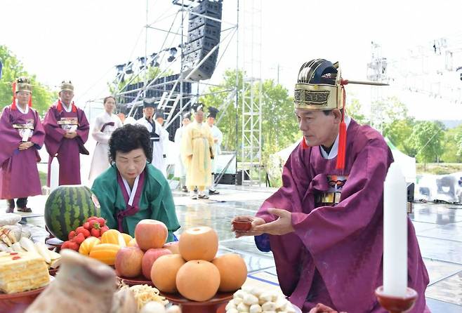 담양대나무축제의 성공 기원하는 ‘죽신제’