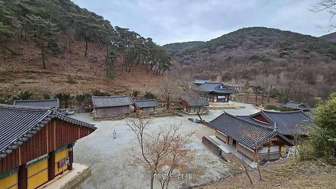 산불 피해를 입기 전인 작년 초 고운사 전경