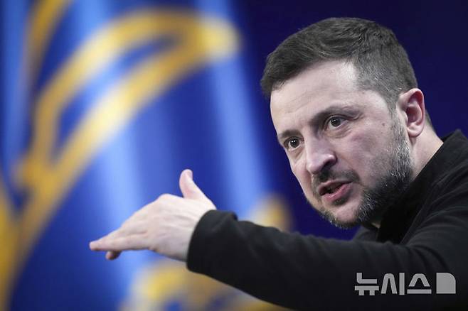 [키이우=AP/뉴시스] 볼로디미르 젤렌스키 우크라이나 대통령. (사진=뉴시스DB)