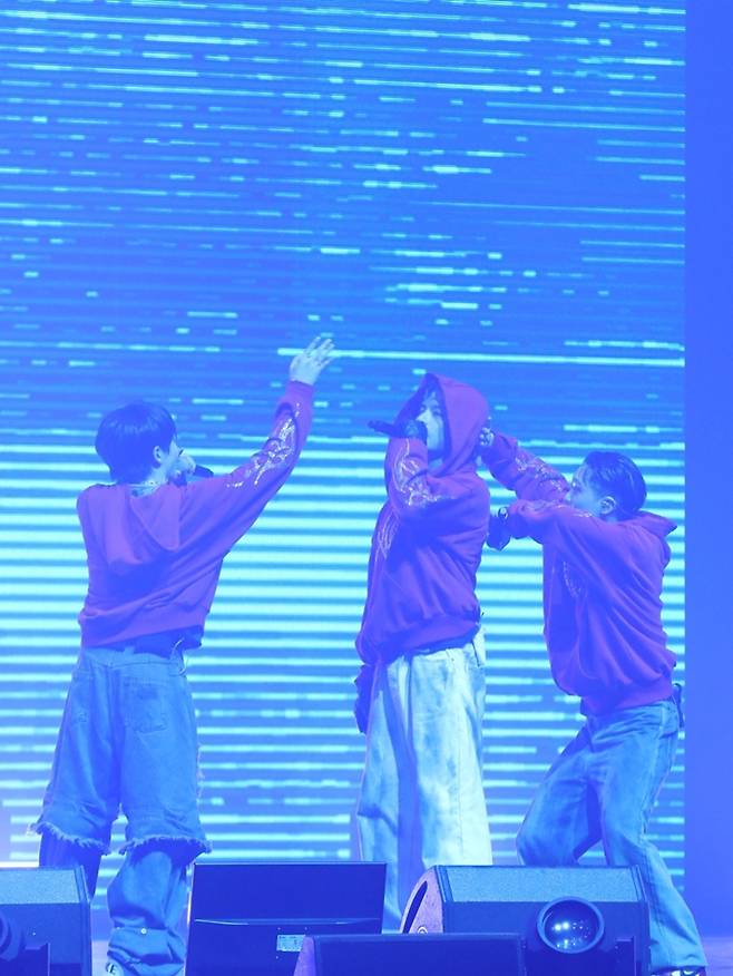 왼쪽부터 싸이커스 민재, 예찬, 수민. KQ엔터테인먼트 제공