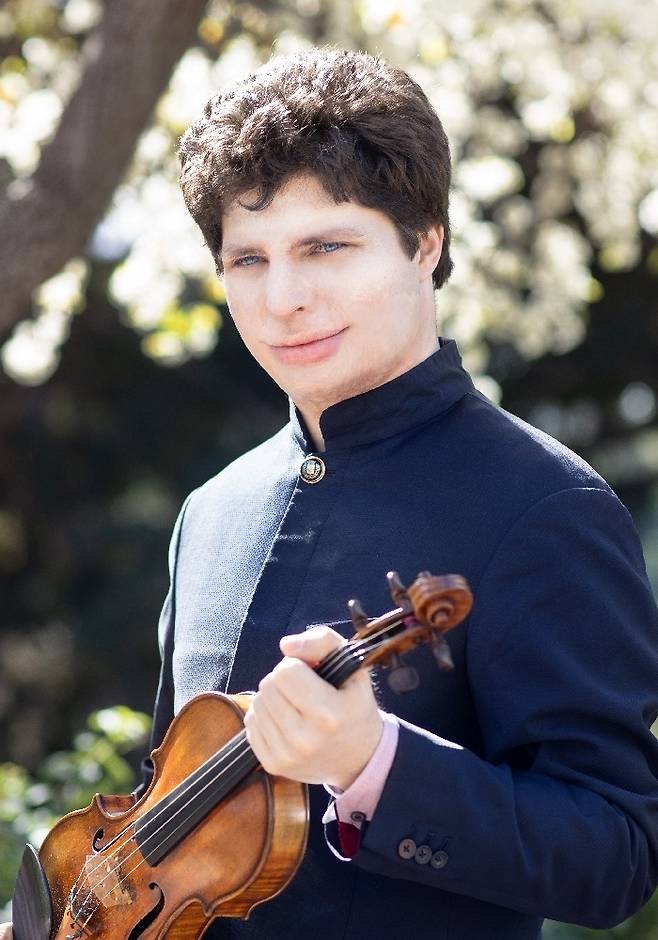 2024 최다 공연 바이올리니스트 오귀스탱 아델리히. 세계일보 자료사진