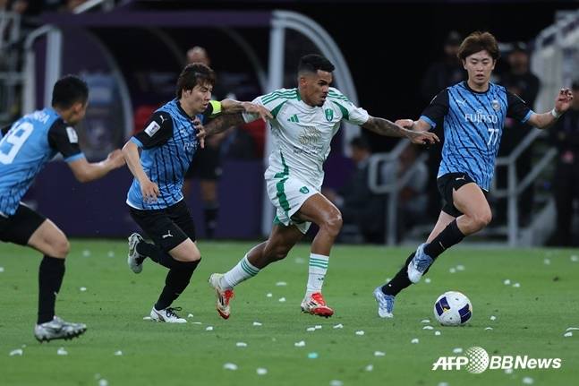 알 아흘리-가와사키 경기 장면. /AFPBBNews=뉴스1