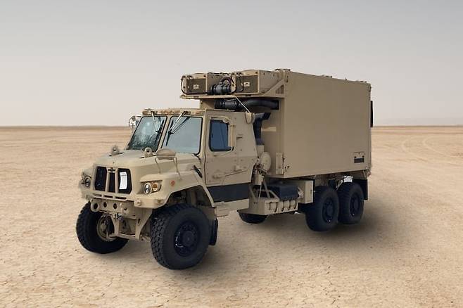 팔란티어가 개발·생산해 미 육군에 공급하는 전투용 인공지능(AI) 차량 타이탄(TITAN). /팔란티어 제공