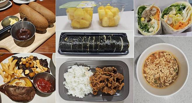 14일간 실시간으로 혈당 추이를 지켜본 결과 흰쌀밥과 라면, 랩샐러드(샌드위치), 파인애플 등을 섭취한 후 혈당이 비교적 크게 올랐다.