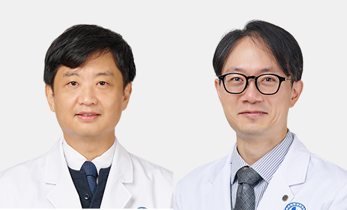 아주대병원 이비인후과 김현준(왼쪽)·박도양 교수.