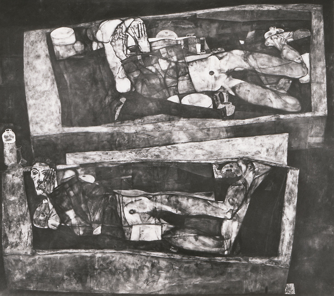 Egon Schiele [부활(Auferstehung)], 1911 ©Versuch einer Vorrede