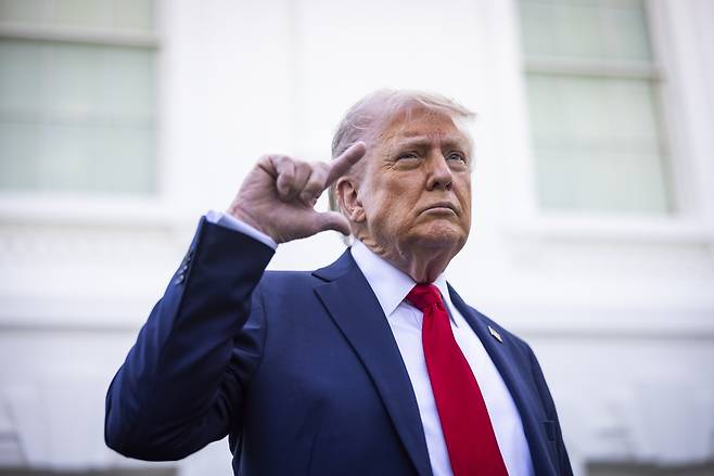 도널드 트럼프 미국 대통령. [EPA]