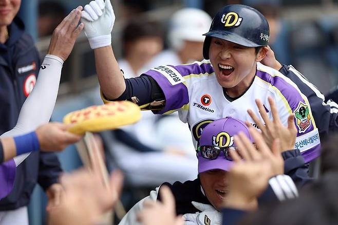 [서울=뉴시스] 프로야구 두산 베어스의 정수빈. (사진 = 두산 베어스 제공) *재판매 및 DB 금지