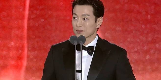 ‘백상예술대상’ 정성일. 사진ㅣ‘백상예술대상’ 방송 캡처