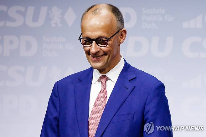독일 차기 총리 프리드리히 메르츠 대표 [EPA 연합뉴스 자료사진. 재판매 및 DB 금지]