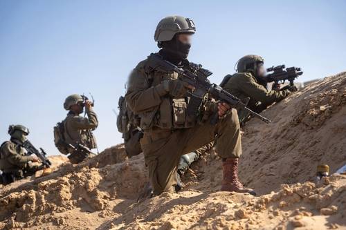 가자지구서 작전 중인 이스라엘군 [이스라엘군 제공. 재판매 및 DB 금지]