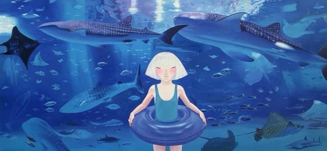아트부산 2025 주요 출품작. 사진은 조현화랑이 선보일 이소연의 'Whale shark'(2016). 조현화랑 제공