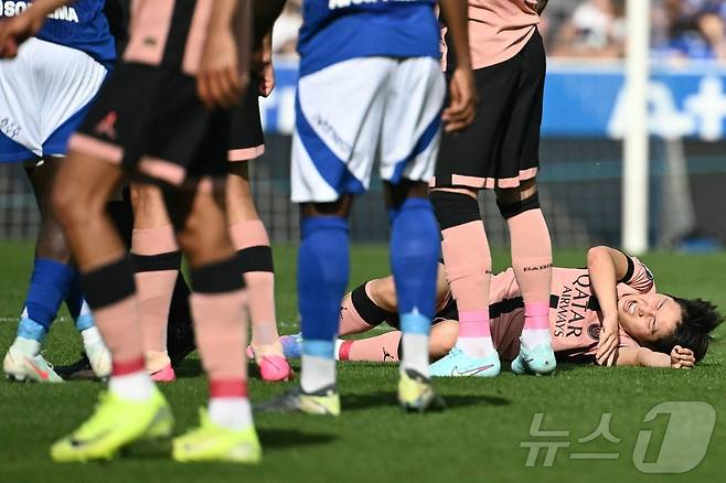 PSG의 이강인(오른쪽) ⓒ AFP=뉴스1