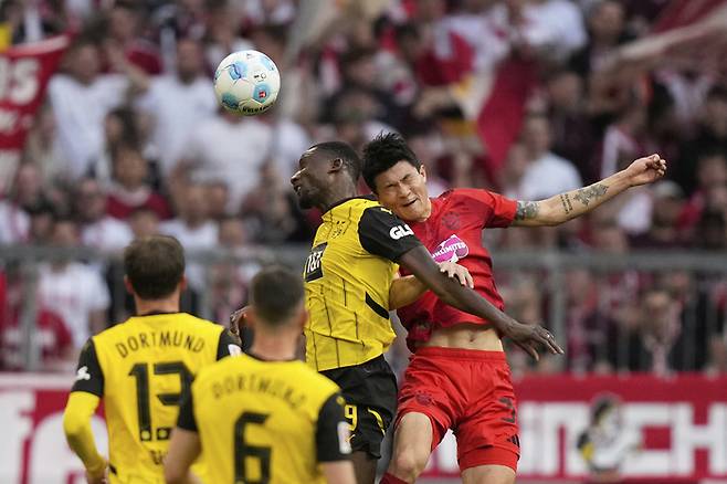 바이에른 뮌헨의 김민재.  AP연합뉴스