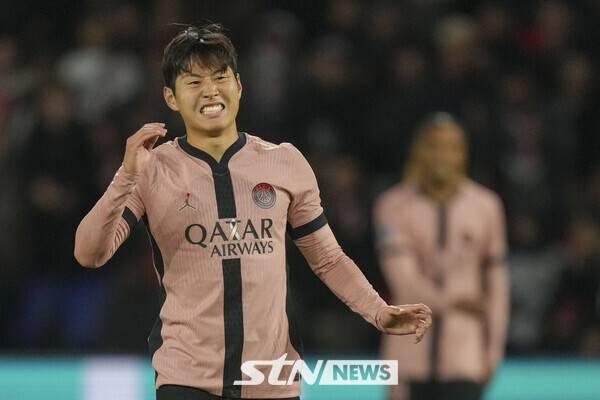 파리 생제르맹 FC 공격형 미드필더 이강인. 사진┃뉴시스/AP