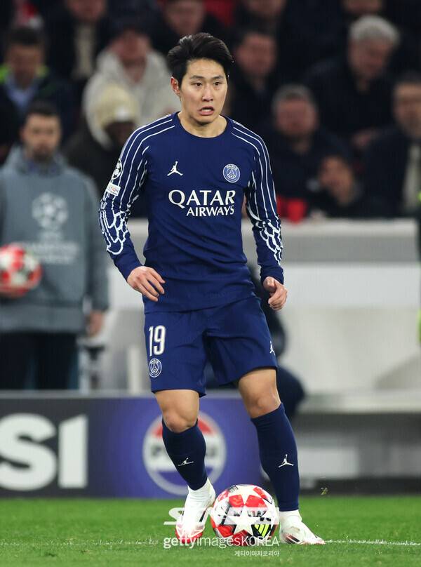 파리 생제르맹의 이강인. 사진┃게티이미지코리아