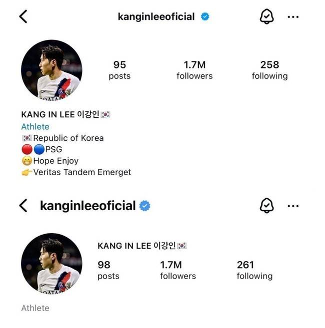 사진=이강인 SNS 캡쳐