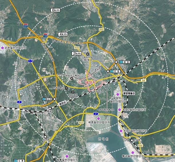 ▲ 광양 덕례·도월 개발사업 부지 [연합뉴스]