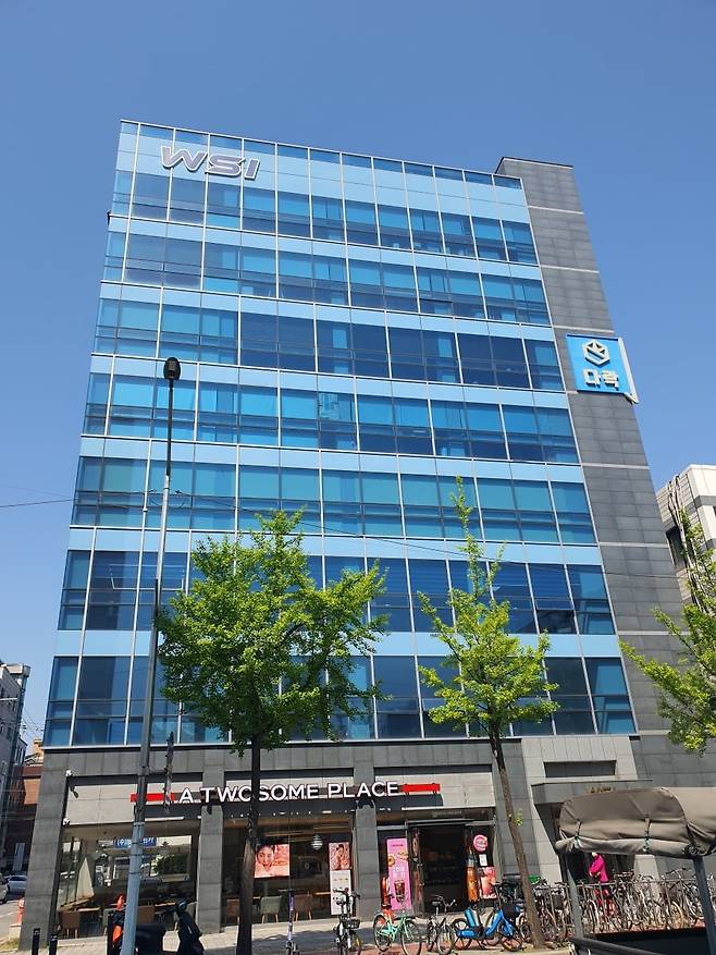 서울특별시 송파구 삼학사로 47에 위치한 더블유에스아이 본사. 윤현주 기자