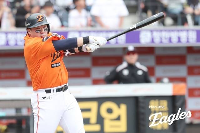 안치홍이 잠시 쉬어간다. 사진=한화 제공