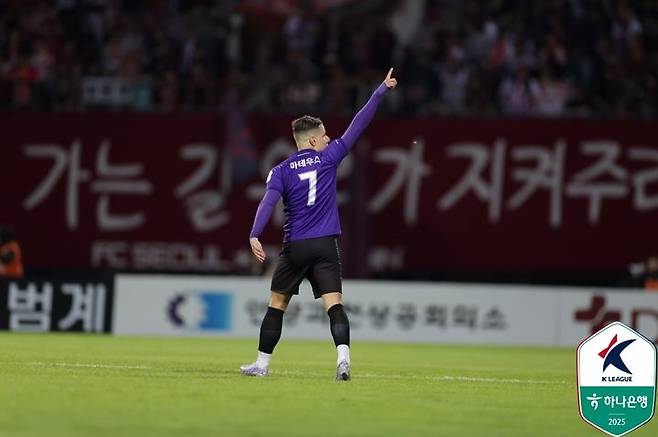 [안양=뉴시스]K리그1 FC안양 마테우스. (사진=한국프로축구연맹 제공)