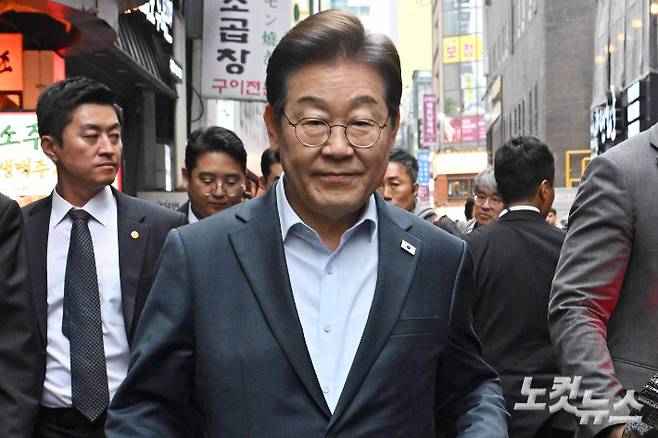 더불어민주당 이재명 대선 후보. 황진환 기자