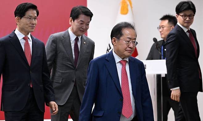 홍준표 전 대구시장. 뉴시스