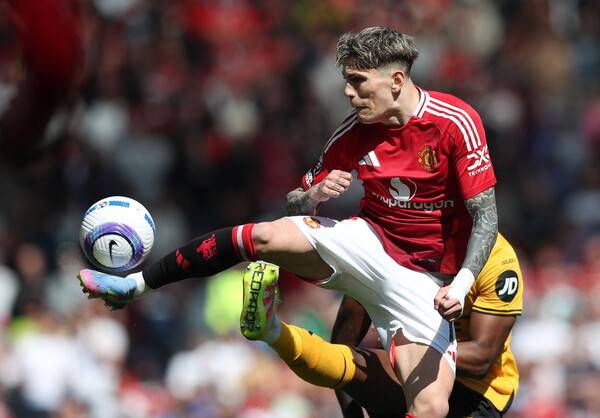 ▲ 맨체스터 유나이티드가 알레한드로 가르나초를 적정가에 매각하기 어려우면 팔지 않겠다는 자세를 보인 것으로 알려졌다. ⓒ연합뉴스/REUTERS