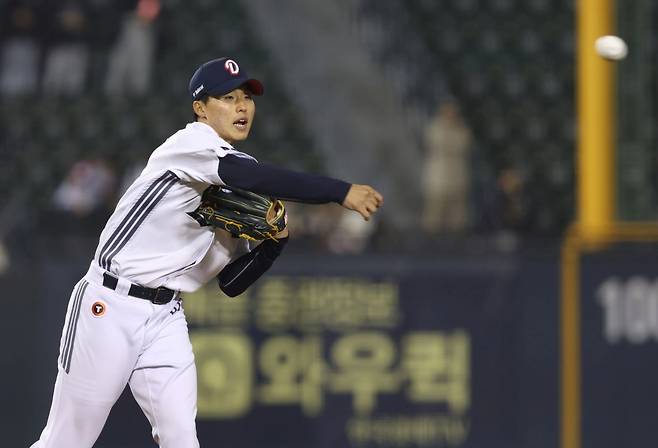 두산 베어스 투수 홍민규. /사진=두산 베어스 제공