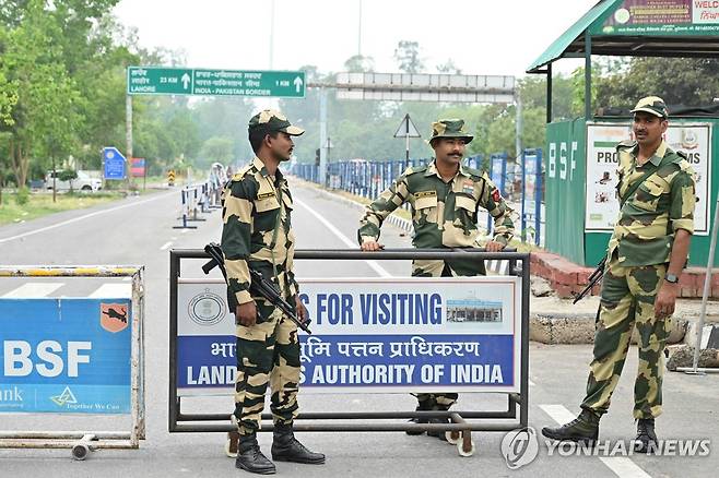 인도령 카슈미르 경비대 [AFP 연합뉴스 자료사진. 재배포 및 판매 금지]