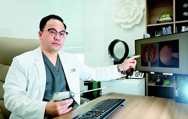 전립선 명의 박수환 나인비뇨의학과의원 원장은 20여 년간 5000회 이상의 전립선 관련 수술과 치료를 해왔으며 현재는 리줌 시술에 집중하고 있다. 나인비뇨의학과의원 제공