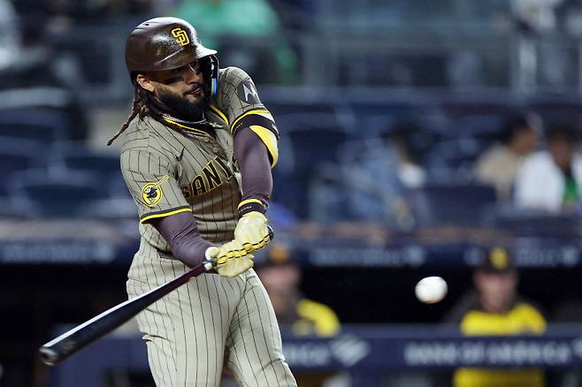 <yonhap photo-2285=""> 타티스 주니어. AFP=연합뉴스</yonhap>