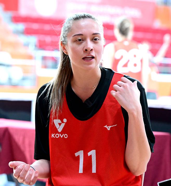 2025~26 V리그 여자부 외국인 선수 트라이아웃에 참가한 라셈. KOVO 제공
