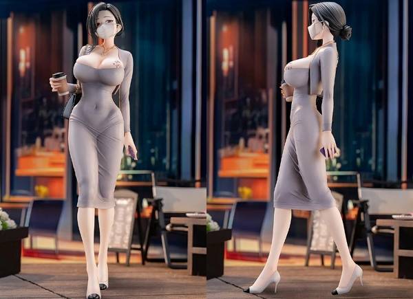 '동탄 신도시' 거주 여성을 표현한 선정적인 피규어가 등장해 논란이다. 사진은 '동탄 미시룩' 피규어로 논란이 된 피규어의 모습. /사진=온라인 커뮤니티 캡처