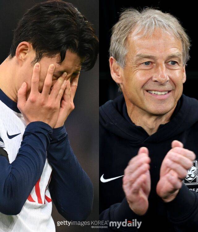 손흥민과 위르겐 클린스만 감독/게티이미지코리아