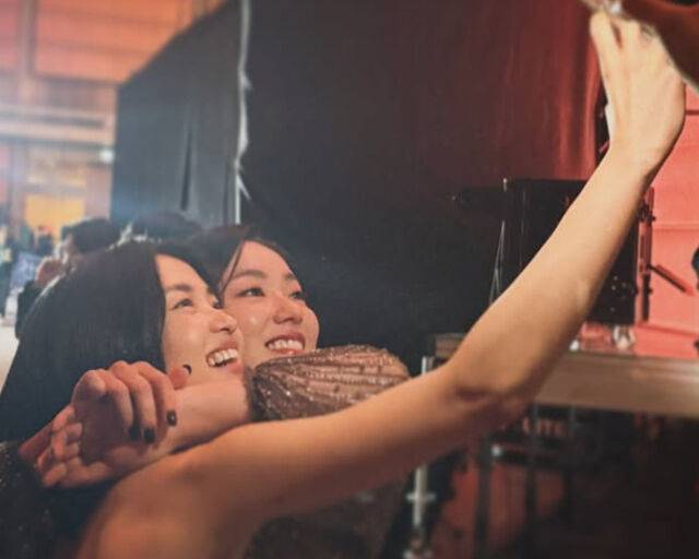 전여빈이 김태리 수상을 진심으로 축하했다. / 전여빈 소셜미디어 캡처