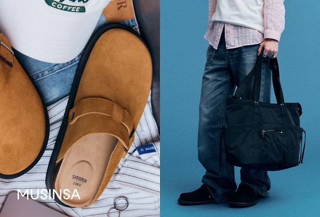 [서울=뉴시스] 무신사가 슈즈 SPA(제조·유통 일괄) 브랜드 슈펜(SHOOPEN)과 패션 인플루언서 짱구대디가 함께한 신발과 가방을 무신사 에디션으로 발매한다고 7일 밝혔다. (사진=무신사 제공) *재판매 및 DB 금지