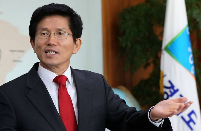 경기도지사 시절 김문수 대선후보. 연합뉴스